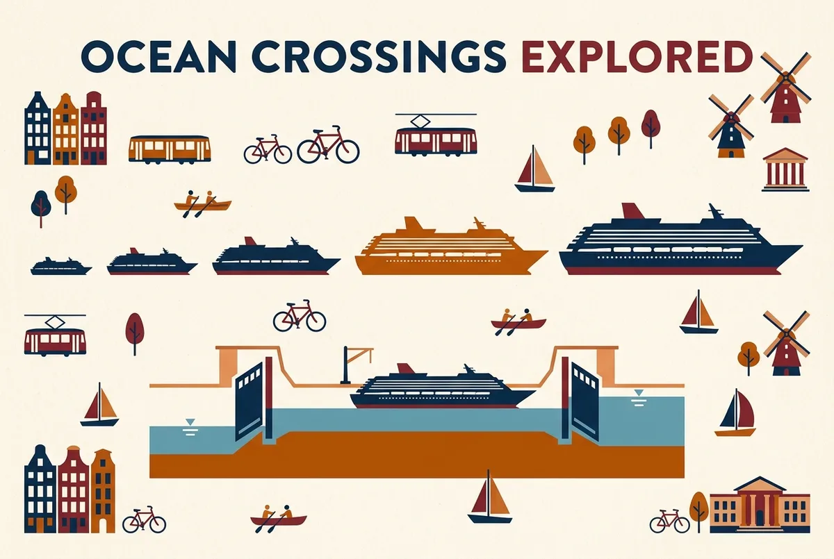 Infografía comparativa mostrando tres rutas cortas de crucero desde Panamá con íconos genéricos de barco para Royal Caribbean, Disney y Norwegian junto a un mapa del Caribe sur